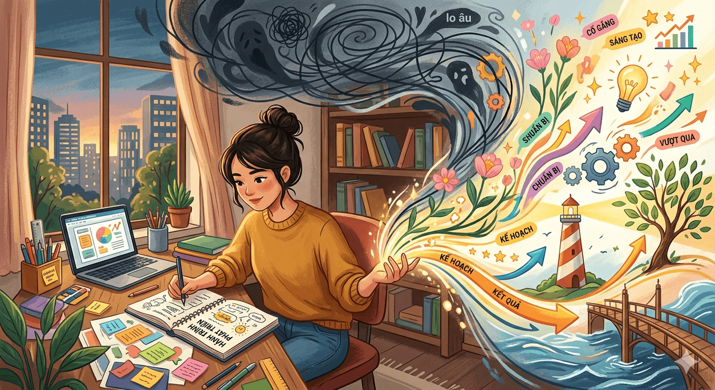 Mặt tốt của sự lo âu