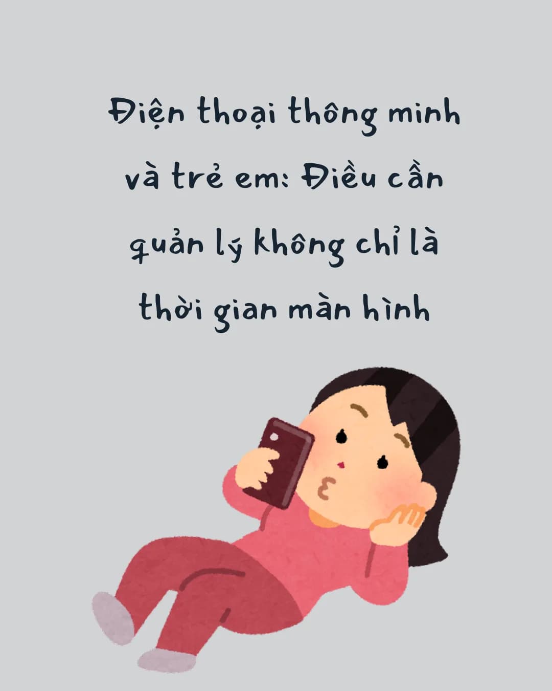 Điện thoại không phải vấn đề, sự phát triển não bộ mới là điều cần quan tâm